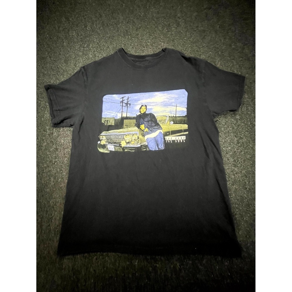 Y2K Ice Cube T Shirt Men's Large Black The Cube Lowrider Graphic Print Crew Neck